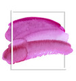 pink watercolor texture on a white background vector image vector image
