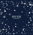 realistic snowflake against a dark vector image