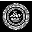 tire tracks vector image vector image