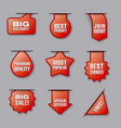 advertising banners and labels vector image