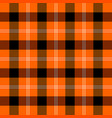 halloween tartan plaid scottish cage background vector image