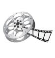 movie reel vector image