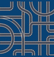 railroad background pattern vector image