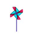 air pinwheel toy cartoon vector image vector image