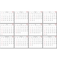 calendar for 2015 vector image