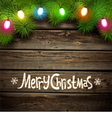 merry christmas vector image vector image