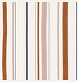 creamy colored irregular artistic seamless stripe vector image vector image