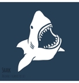 danger shark silhouettes set vector image vector image