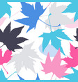 camouflage seamless pattern of leaves vector image