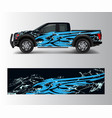 truck and cargo van wrap car decal wrap design vector image vector image