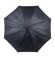 black open umbrella in top view mockup template vector image vector image
