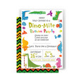 holiday birthday invitation vector image vector image