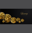luxury marble golden backgrounds vector image vector image