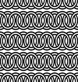 seamless circle chain pattern background vector image vector image