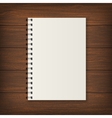 realistic notebook vector image