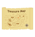 treasure map vector image