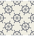 seamless pattern with hand drawn steering wheels vector image