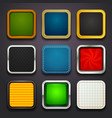 background for the app icons-part 2 vector image vector image