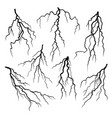 lightning vector image