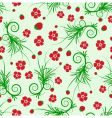 floral background vector image