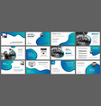 presentation and slide layout background design vector image vector image