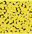 golden dollar coins top view seamless pattern vector image