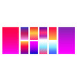 colorful modern gradient soft backgrounds vector image