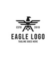 eagle logo design inspiration vector image vector image