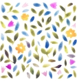 abstract watercolor flower pattern modern pattern vector image