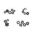 gear icon template vector image