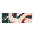 trendy elegant posters abstract a4 banners vector image