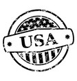 usa mail grunge label postal retro stamp vector image