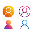 user profile login or access authentication icon b vector image