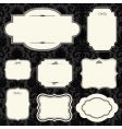 label set vector image vector image