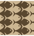 fish seamless pattern esher style vector image