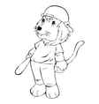 lion vector image vector image
