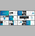 presentation and slide layout template design vector image vector image