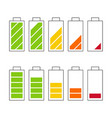 set of icons vector image vector image