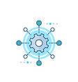 software testing automation icon vector image