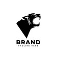 black phanter logo vector image vector image