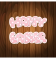 happy easter greeting card vector image
