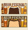 banners for beer festival vector image vector image