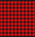 checkered flannel plaid seamless pattern vector image