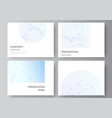 layout presentation slides design vector image