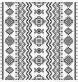 ethnic seamless monochrome pattern vector image