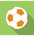 football flat icon vector image