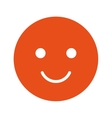 happy face isolated icon design vector image