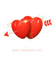 valentines day holiday banner template vector image vector image
