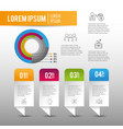 infographic business strategy success plan vector image vector image