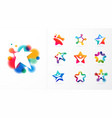 star fitness sport excellence learning vector image vector image